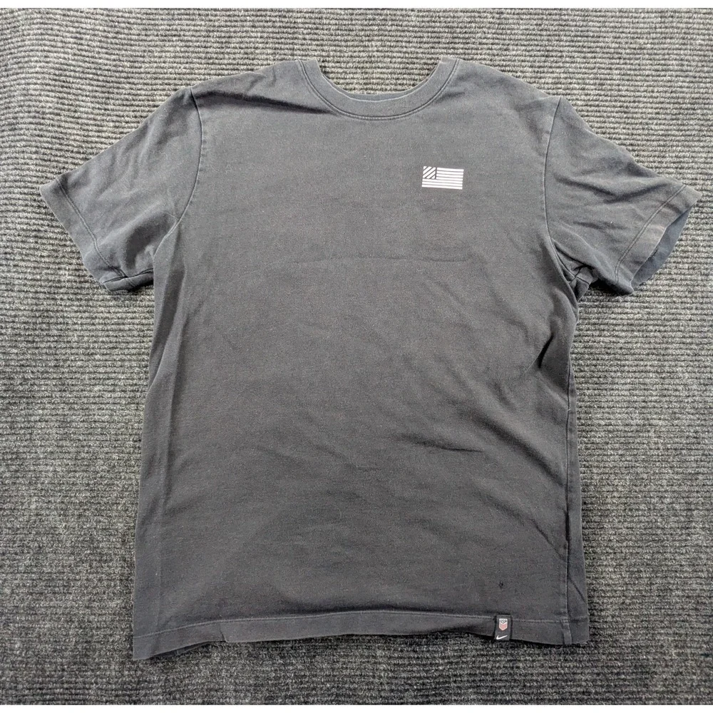 Nike T Shirt‎ Mens Black M Cotton USA National Soccer Team One Nation One Team